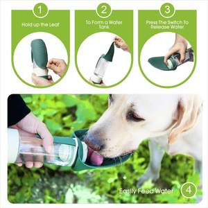 Botella de agua para perros Super Design con contenedor de comida, portátil, a prueba de fugas, para viajes, para mascotas de tamaño mediano y pequeño - Product Image 5