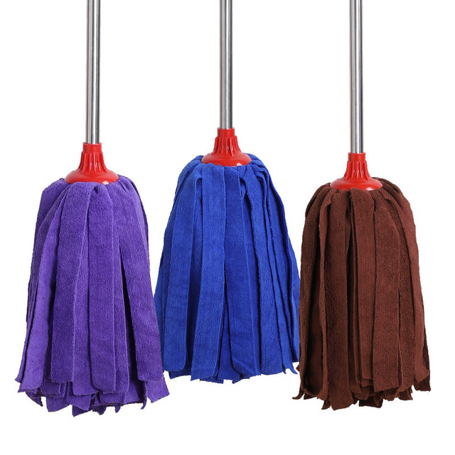 Chinese Factory Selling Absorbent Washable Custom Microfiber Strip Replacement Mop Head for Cleaning
