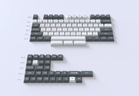 Clavier mécanique SIKAKEYB 61 64 68 84 touches 60% 75% 80% personnalisé OEM en résine PBT double injection blanc vert gris mignon