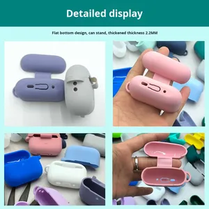 Housse de protection en silicone pour <span class=keywords><strong>Apple</strong></span> <span class=keywords><strong>AirPods</strong></span> Pro <span class=keywords><strong>3</strong></span>ème génération, nouvelle coque pour écouteurs - Product Image 6