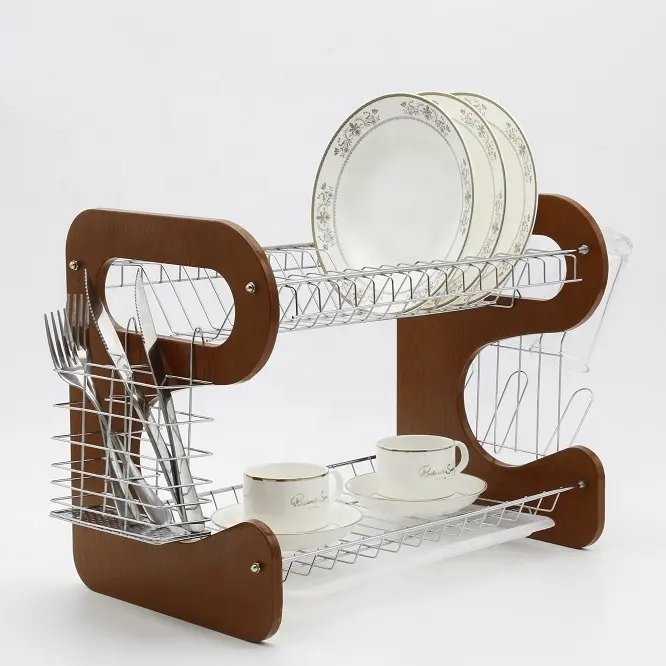 New Product 2 Layer Kitchen Dish Rack dish kichen organizer