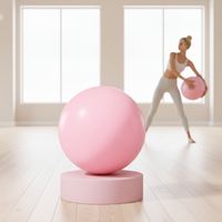 Mini ballon de yoga gonflable 300g en PVC épais anti-éclatement, léger et lisse, pour entraînement de gym, équilibre et Pilates