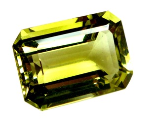 Cuarzo de limón natural Esmeralda corte facetado piedra preciosa cuentas de piedra de cuarzo para la fabricación de joyas uso a bajas tasas OEM - Product Image 3