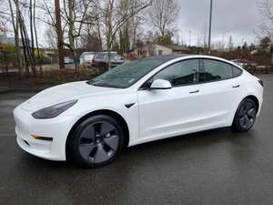 Prix de gros abordable Tesla Model 3 Standard Range Berline électrique Turbo RWD avec caméra, éclairage, boîte de vitesses automatique à gauche, voitures d'occasion en vente - Product Image 3