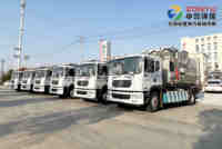 Dongfeng D9-Camion à ordures compacteur manuel 4x2 Hyundai Sanitation Vehicle avec compartiment moteur/moteur amovible
