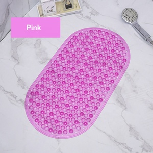 Tapis de douche antidérapant en silicone de bonne qualité, tapis de bain en PVC écologique avec ventouses - Product Image 3