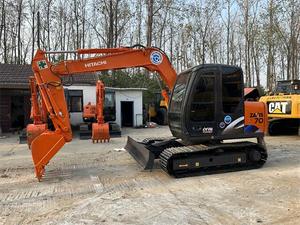 Excavatrice d'occasion d'origine Hitachi ZX70 en vente, de haute qualité avec une pelle sur chenilles à faible durée de travail ZX70 - Product Image 2