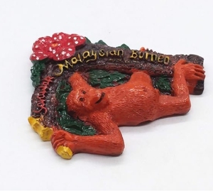 Nhựa Malaysia sarawak Borneo 3D Khỉ tủ lạnh nam châm phụ kiện nhà - Product Image 6