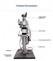 Machines de sertissage et de capsulage semi-automatiques pneumatiques pour valves d'aérosol de petites tailles – Solutions entièrement pneumatiques pour peinture en spray