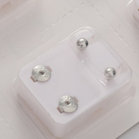 316 Chirurgischer Edelstahl, allergiefrei, steril, Ohrstecker für Ohrlochstechpistole, Ohrschmuck