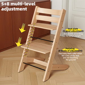 Nuovissimo Seggiolone <span class=keywords><strong>per</strong></span> <span class=keywords><strong>Bambini</strong></span> in Stile Moderno Regolabile in Altezza, <span class=keywords><strong>Sedia</strong></span> da Pranzo Multifunzionale <span class=keywords><strong>per</strong></span> <span class=keywords><strong>Bambini</strong></span> con Barriera di Sicurezza - Product Image 2