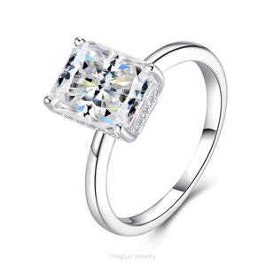 Обручальное кольцо с муассанитом - Product Image 4