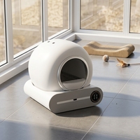 Litière pour chat intelligente autonettoyante 65L en gros avec élimination automatique des odeurs et contrôle Wi-Fi via application – Bac à litière automatique pour chat