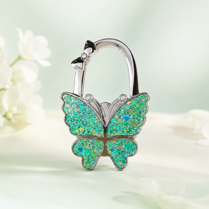 Élégant porte-clés papillon scintillant en alliage, boucle de <span class=keywords><strong>sac</strong></span> galvanisée, breloque de <span class=keywords><strong>sac</strong></span> à main, décoration de <span class=keywords><strong>sac</strong></span>, artisanat DIY - Product Image 6