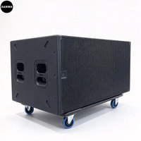Subwoofer Aktif 928S Dual 18 Inch Neo Speaker 1100W RMS Powered Bass Bin 31‑100Hz Omnidirectional Untuk Panggung Konser Besar