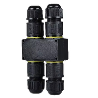 Connecteur M684-H 4 voies M20 étanche IP68 de qualité supérieure mâle/femelle pour système électrique d'éclairage paysager LED, courant 24A, en cuivre