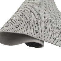 Tissu en feutre de polyester non tissé de qualité supérieure, renforcé, durable, antidérapant, avec points en PVC