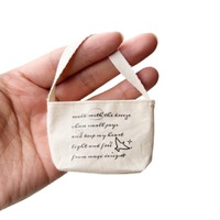 Sac en toile miniature original pour vêtements de poupées en peluche de 10 cm et 15 cm, accessoires, petit sac à bandoulière pour tenues de poupées BJD Azone 1/6