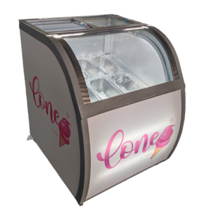 Vitrine Réfrigérée Commerciale à Porte Vitrée pour Crèmes Glacées et Aliments Surgelés pour Magasin de Crèmes Glacées - Product Image 2