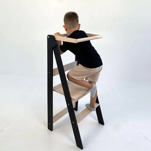 Tour de cuisine Montessori Lit en bois pour tout-petits Ferme ou chambre à coucher Design moderne Europe - Product Image 1