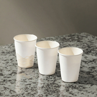 Gobelet en papier kraft biodégradable, écologique, de qualité alimentaire, durable, à paroi simple/double, pour boissons chaudes/froides