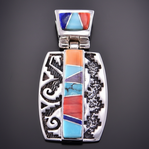 Pendentif incrusté par Evangeline David Pendentif en argent sterling 925 - Product Image 1