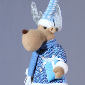 Christmas Plush Toy Xmas Stuffed <b>Doll</b> Holiday Stuffed Animal Soft Decoration Santa Claus Papa Noel Plush Reindeer Elk Snowman - Product Image 5