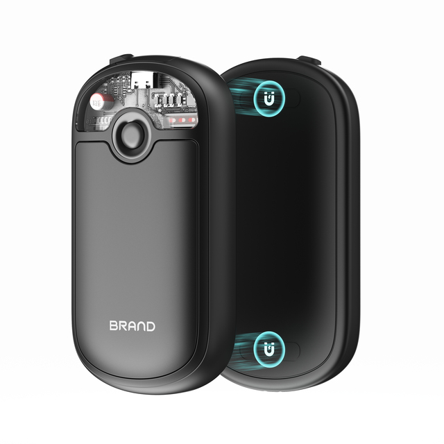 Magnetic rechargeable hand warmers with 3 heat setting