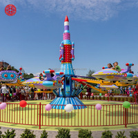 16 sièges Kiddie Rides Fairground Fair Attraction Kids Play Équipement de terrain de jeu pas cher Amusement Self Control Avion Fun Ride à vendre