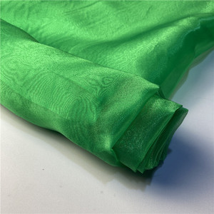 Tela de organza brillante <span class=keywords><strong>para</strong></span> vestido, poliéster, el mejor precio, venta al por mayor de fábrica - Product Image 3
