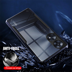 Funda para OPPO A40 A40M A38 A36 <span class=keywords><strong>A33</strong></span> <span class=keywords><strong>A31</strong></span> A17 A16K A15X A3S A2 A1 PRO, negra, ultrafina, protección anticaídas, marco suave, cubierta acrílica - Product Image 5