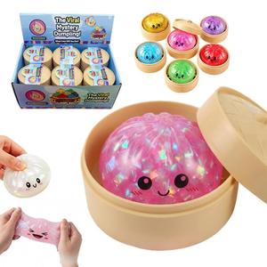 0728 Boules anti-stress colorées et scintillantes en forme de boulette de raviolis pour les magasins de cadeaux - Product Image 2