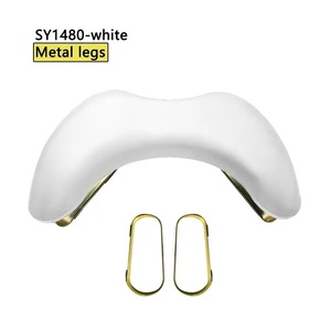 Luxury Russian Butterfly Double Wings Solid Wood Hand Pillow with Metal Legs for Nail Art <b>Resting</b> Desktop Salon Use - Product Image 4