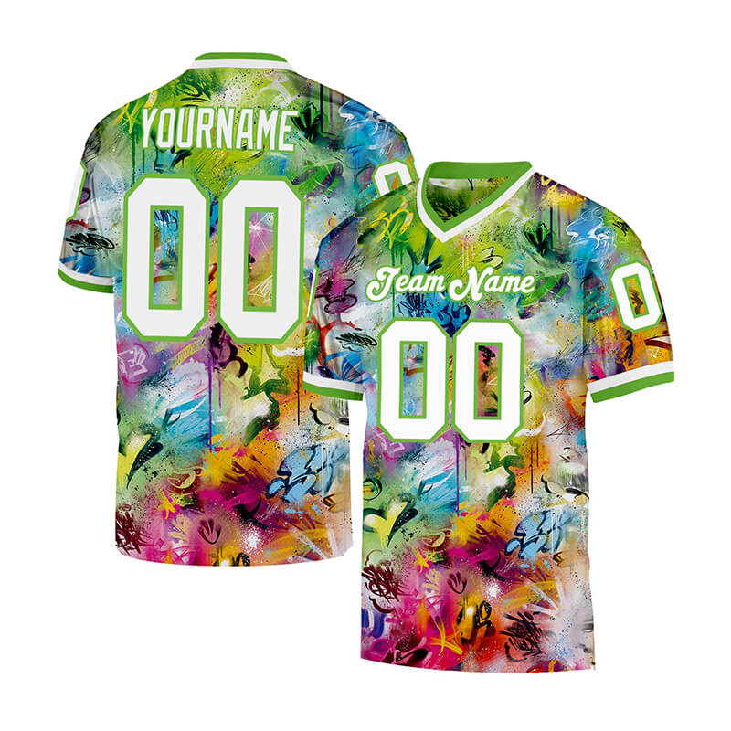 Одежда в спортивном стиле на заказ, футболки для американского футбола для тренировок