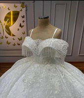 S9276F 2024 Nouvelle Robe de Mariée Bustier Tendances avec Dentelle, Grande Taille, Personnalisée pour la Mariée