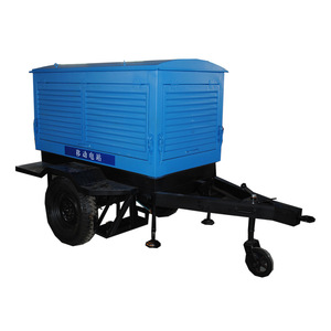 Groupe électrogène mobile sur remorque 50 kW 1500 tr/min Démarrage électrique 12 V Alimenté au diesel Pour utilisation en extérieur - Product Image 3