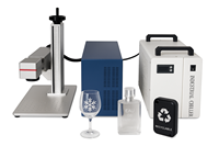 Machine de marquage laser UV 3W 5W pour métal, verre, plastique |   Graveur de bureau compact avec source laser CRS/JPT