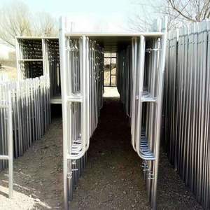 Torre di Ponteggio Tubolare in Metallo ad Alta Resistenza per <span class=keywords><strong>Costruzioni</strong></span>, Ponteggio con Telaio in Acciaio - Product Image 3