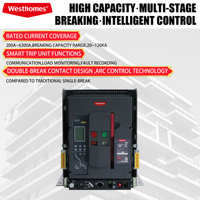 Disjoncteurs à air WCW1-4000 3P, type universel intelligent ACB pour courant alternatif 400V/690V 4000A, disjoncteurs à air, pas de commentaires