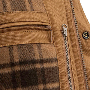 High Quality OEM Custom Brand Streetwear <b>Canvas</b> <b>Jacket</b> Direct Factory Supply Wholesale Custom Men Winter Casual <b>Canvas</b> <b>Jackets</b> - Product Image 4