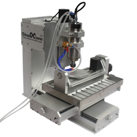 Máquina Fresadora CNC HY6040 de 2200W y 5 Ejes con Enfriador, Control USB MACH3, Kits para Metal Blando, Madera, Acrílico, PVC y Aluminio (Stock en la UE)