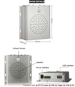 2024 Hot xách tay giọng nói phát sóng cảm biến chuyển động bằng giọng nói máy nghe nhạc cảm biến chuông cửa cho thang máy - Product Image 6