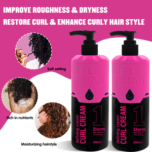 Crema Elastica Essenza Duratura per <span class=keywords><strong>Capelli</strong></span> <span class=keywords><strong>Ricci</strong></span> e <span class=keywords><strong>Crespi</strong></span>, 400ml - Product Image 5