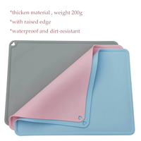 100% de qualité alimentaire enfants réutilisable sans BPA étanche enfant en bas âge Table à manger tapis antidérapant Silicone bébé napperon