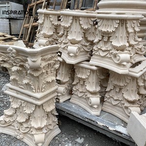 Diseño de Pilar Romano Griego en Material GRC para Decoración de Vestíbulos de Hoteles y Escenarios de Teatro, Acabados Personalizados, <span class=keywords><strong>Columna</strong></span> Dorica de GFRC - Product Image 2