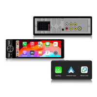 Rhythm Universal 1Din Lecteur MP5 de voiture de 6.36 pouces avec écran tactile CarPlay filaire Modes de lecture multiples Appels stéréo mains libres