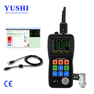युशी UM-5 श्रृंखला अल्ट्रासोनिक मोटाई गेज लाइव ए और बी स्कैन और समायोज्य लाभ, गेट 0.5-508 मिमी माप रेंज - Product Image 3