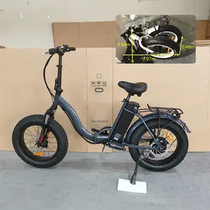 Vendita calda pieghevole bici elettrica per adulti 26 pollici 500W bicicletta elettrica elettrica grasso bici pieghevole EBike grasso pneumatico