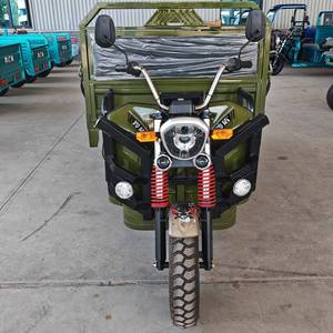 Triciclo de Carga Motorizado de Tres Ruedas, 800W, 22km/h, 400kg de Carga Útil, Faro Cromado, Intermitente Ámbar, Asiento Tipo Banco para Área de Recogida - Product Image 5