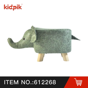 Offre Spéciale mignon canapé changement chaussure tabouret salon meubles en bois éléphant moderne enfants <span class=keywords><strong>chaise</strong></span> tissu tabouret pour enfants - Product Image 2